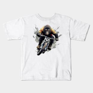 monkey bmx Kids T-Shirt